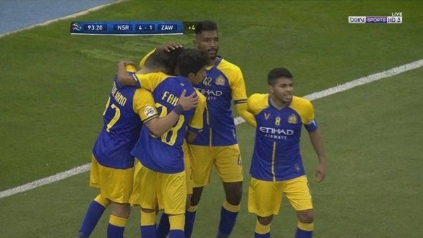 نتيجة واهداف مباراة النصر والزوراء اليوم في دوري أبطال آسيا