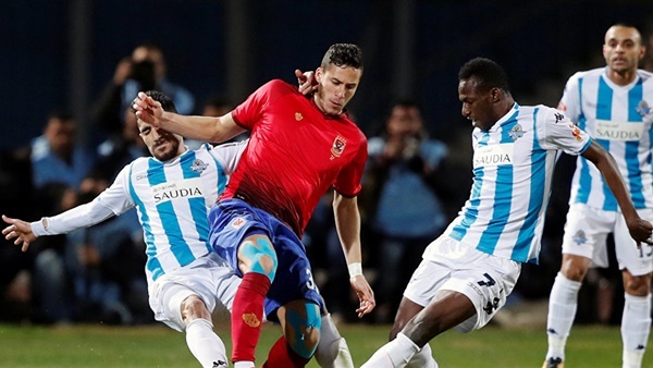 اهداف وملخص مباراة الاهلي وبيراميدز 0-1 اليوم في الدوري المصري