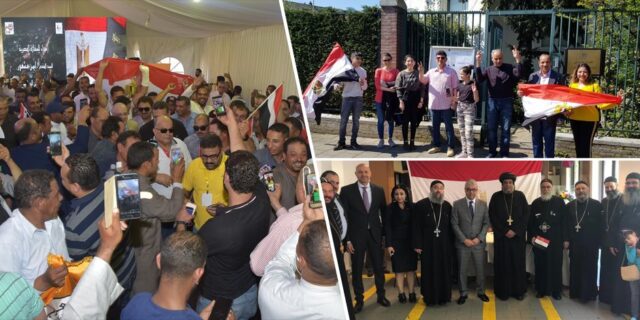 المصريون في الولايات المتحدة وكندا يدلون بأصواتهم في استفتاء التعديلات الدستورية