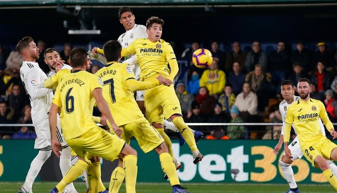 ملخص ونتيجة مباراة ريال مدريد وفياريال اليوم 3-2 في الدوري الاسباني