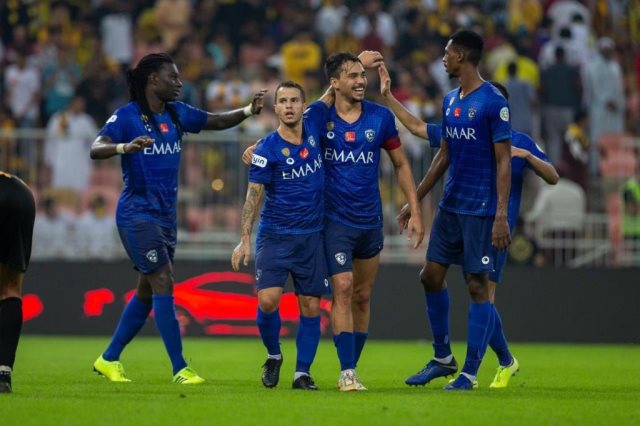 الهلال السعودي يفوز علي التعاون 2-1 اليوم في الدوري السعودي