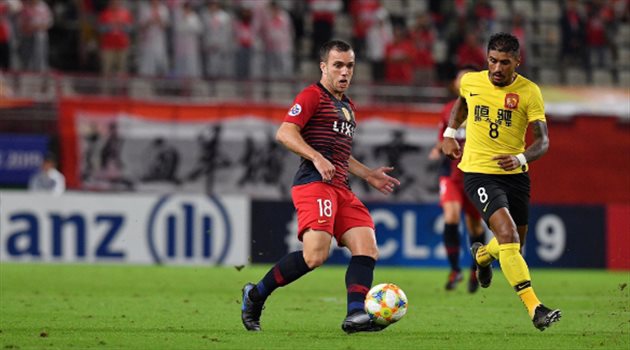 نتيجة مباراة جوانزو الصيني وكاشيما انتلرز اليوم فى ربع نهائى ابطال آسيا 2019