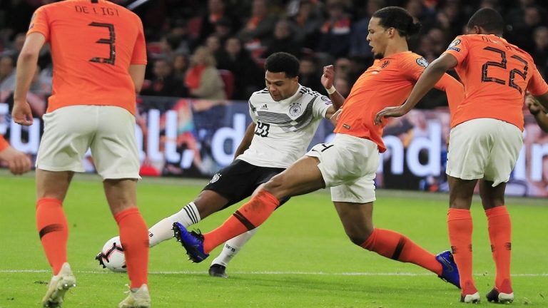 نتيجة مباراة ألمانيا وهولندا 2-4 اليوم في تصفيات كأس الأمم الأوروبية 2020