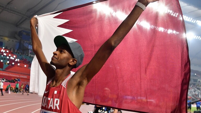 القطري معتز برشم يفوز بذهبية الوثب العالي ببطولة العالم لألعاب القوى 2019 بالدوحة
