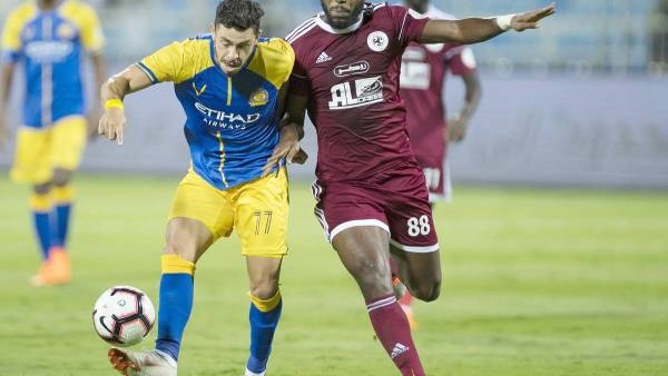 شاهد اهداف مباراة النصر والفيصلي اليوم 2-0 فى الدوري السعودى 2019