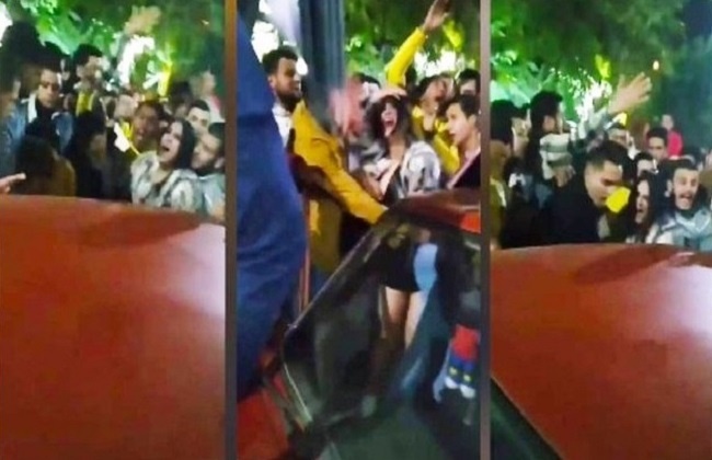 التعرف علي هوية فتاة واقعة تحرش المنصورة ليلة رأس السنة