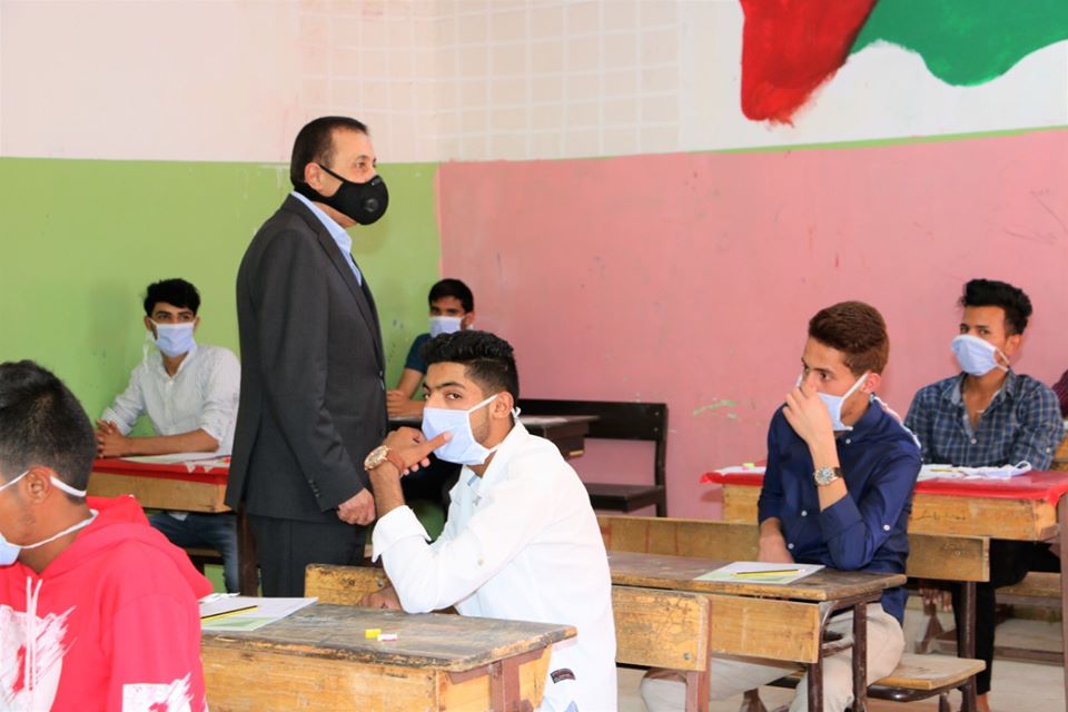 تيسير النعيمي يتفقد سير امتحان الثانوية العامة التوجيهي 2020 الاردن