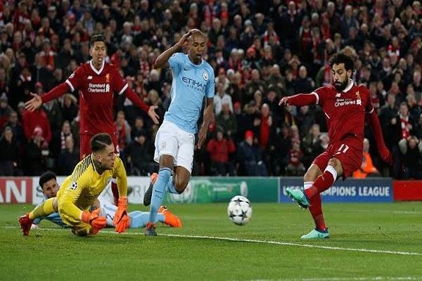 مانشستر سيتي يقهر ليفربول بطل البريميرليج برباعية نظيفة اليوم في الدوري الإنجليزي